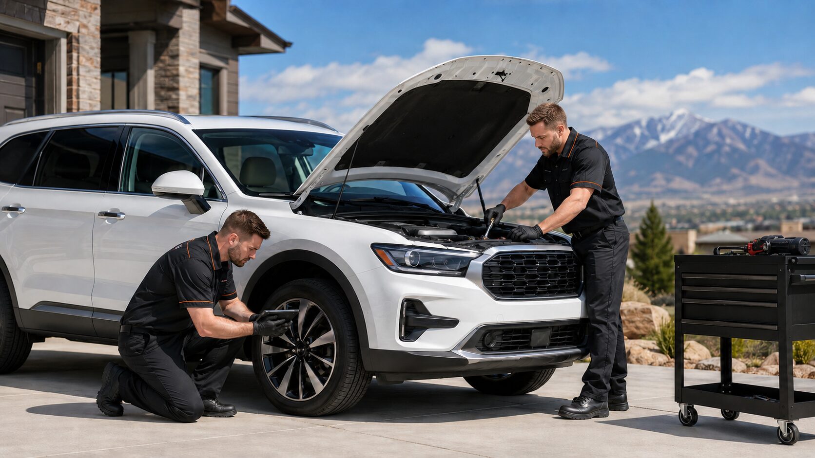Creek Auto Care technician servicing a vehicle